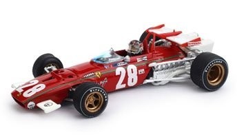 BRUMM/ブルム  フェラーリ 312B 1970年べルギーGP ＃28 I.Giunti ドライバーフィギュア付