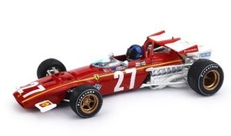 BRUMM/ブルム  フェラーリ 312B 1970年ベルギーGP #27 J. Ickx ドライバーフィギュア付