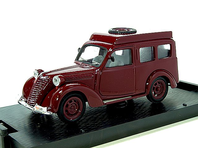 BRUMM/ブルム フィアット 1100 ワゴン ハイウェイポリスカー 50 アマラントレッド