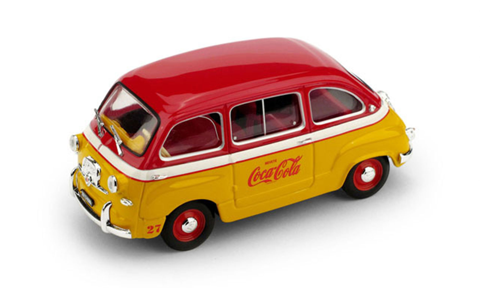 BRUMM/ブルム  フィアット 600 ムルティプラ コカ・コーラ宣伝カー ローマオリンピック 1960