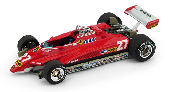 BRUMM/ブルム  フェラーリ 126C2 1982年ブラジルGP ＃27  Gilles Villeneuve