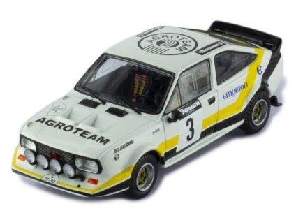 ixo/イクソ  シュコダ MTX 160 RS 1984年Rally Valasska Zima #3 V.Blahna/P.Schovanek