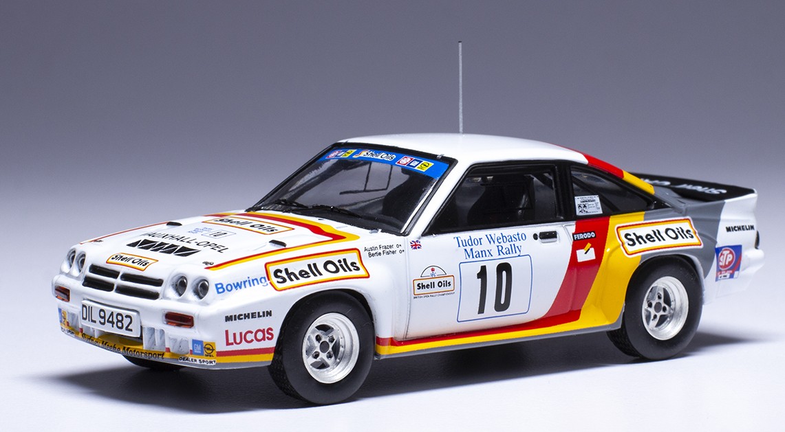 ixo/イクソ  オペル・マンタ 400 Manxラリー 1985 #10 B.Fisher/A.Frazer