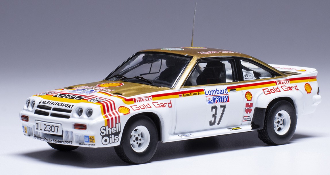 ixo/イクソ  オペル・マンタ 400 RACラリー 1984 #37 B.Fisher/A.Frazer