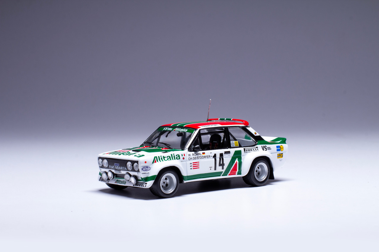ixo/イクソ  フィアット 131 アバルト 1979年 モンテカルロラリー #14 W.Rohrl/C.Geistdorfer