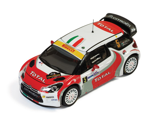 ixo/イクソ シトロエン　DS3 WRC 2011年モンツァラリー　3位　#5 R.Capello-L.Pirollo　ナイトポット付