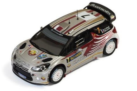 ixo/イクソ シトロエン DS3 WRC 2012年 ラリースウェーデン #7 N.AL-Attiyah/ G.Bernacchini