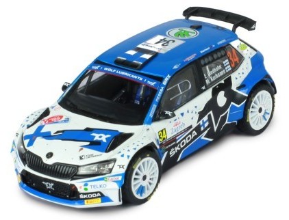 ixo/イクソ  シュコダ　ファビア Rally2 EVO 2021 クロアチア #34 E.Lindholm/M.Korhonen