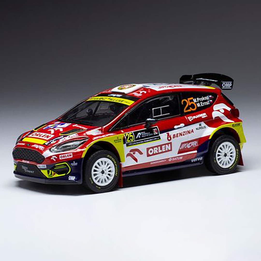 ixo/イクソ  フォード フィエスタ R5 MkII 2021年アクロポリスラリー #25 M.Prokop/M.Ernst