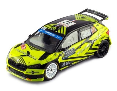 ixo/イクソ  シュコダ ファビア Rally2 2023年モンテカルロ#37 F.Delecour/S. De Castelli