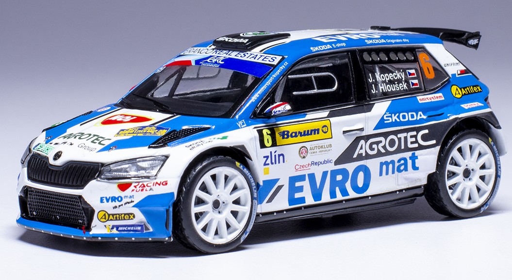 ixo/イクソ  シュコダ ファビア ラリー2 EVO バルム・チェコ・ラリー・ズリン2021 #6 Winner