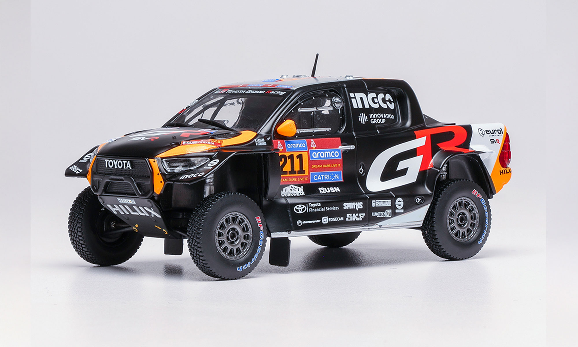 ixo/イクソ  トヨタ GR DKR ハイラックス EVO 2025年 ダカールラリー 2位 #211 H.Lategan/B.Cummings