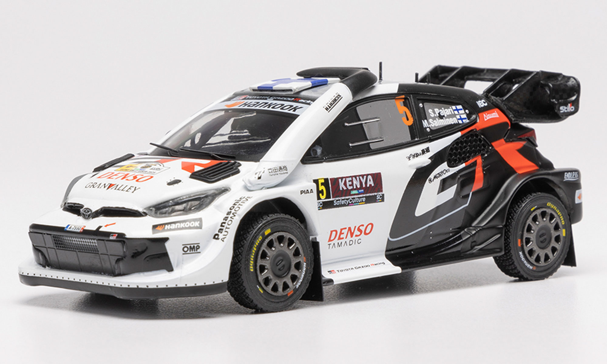 ixo/イクソ  トヨタ GR ヤリス ラリー1 2025年 ラリーケニア #5 S.Pajari/M.Salminen