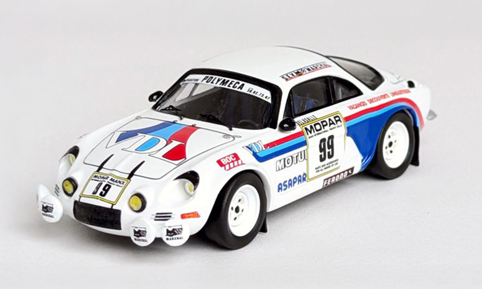 Trofeu/トロフュー  アルピーヌルノー A110 1979年 マン島ラリー #99 Bernard Delesalle/Yannick Annaud