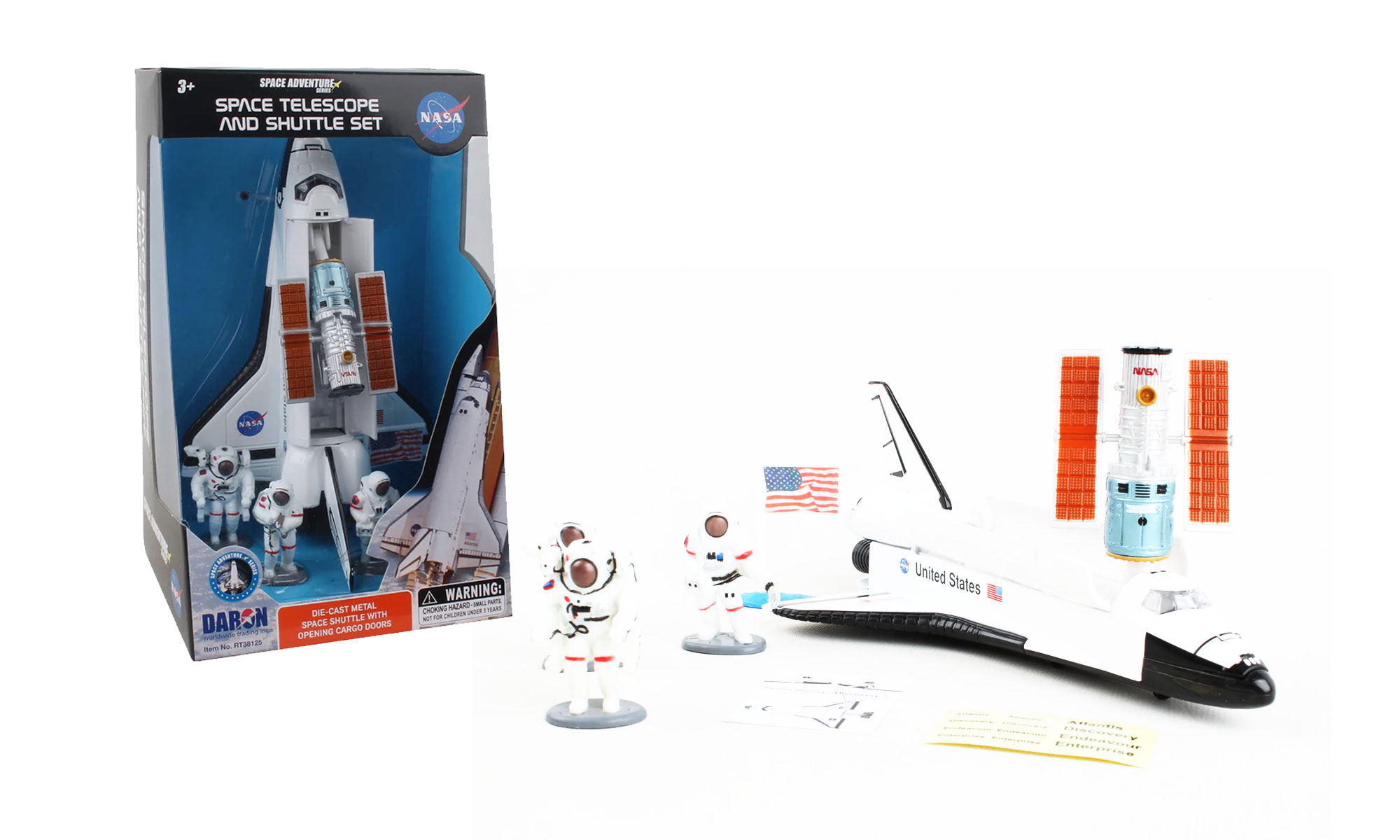 DARON SKYMARKS/ダロン スカイマークス  スペースアドヴェンチャー スペーステレスコープ ＆ シャトルプレイセット