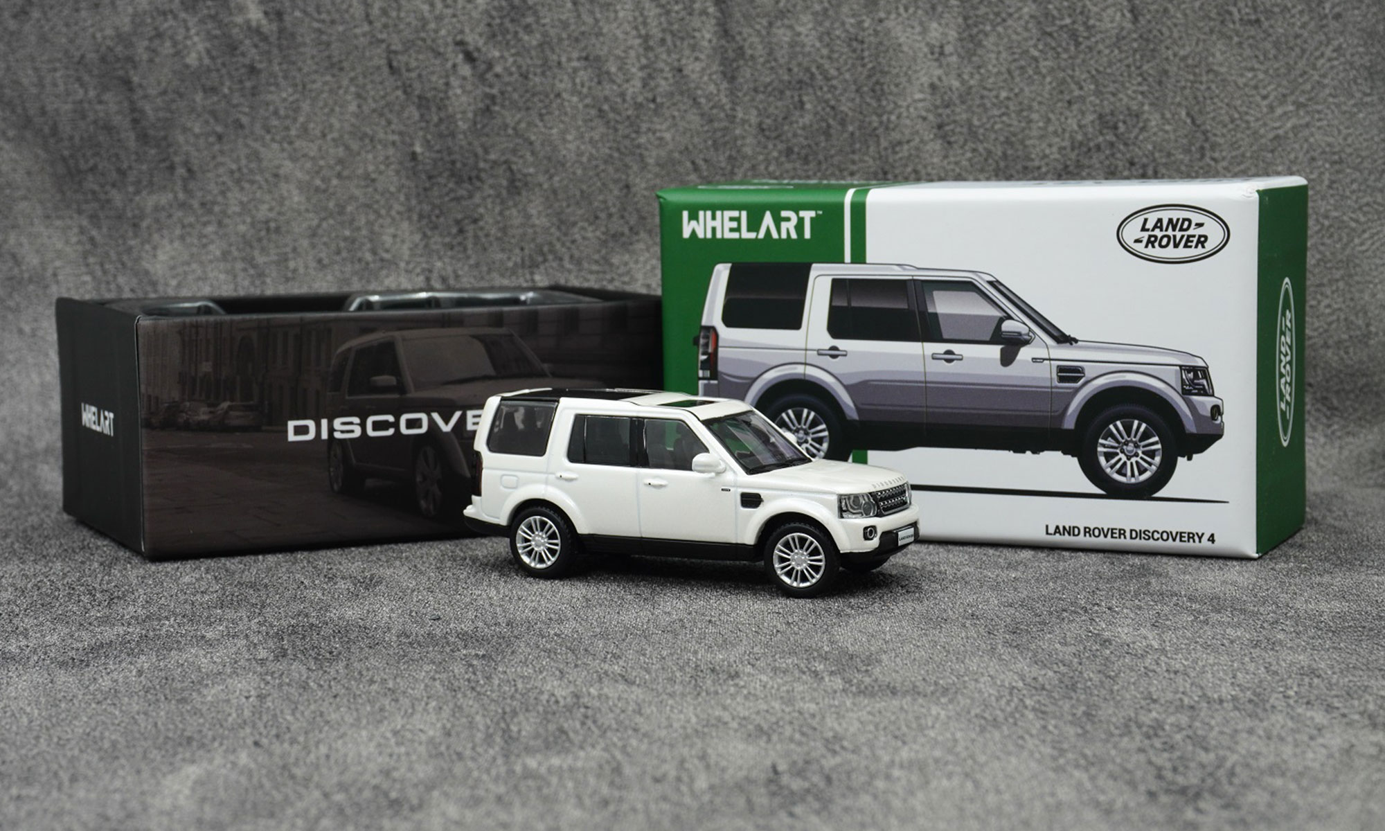 WHELART/ウィールアート  ランドローバー ディスカバリー4 ホワイト(シルバーホイール)