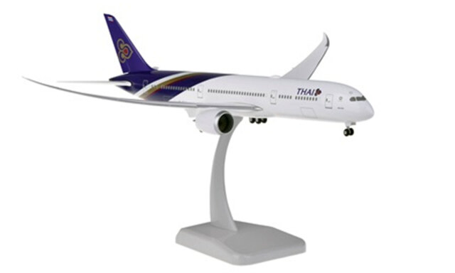 HoganWings/ホーガンウイングス  B787-9  タイ航空  WiFi アンテナ付_x000D_ランディングギア・スタンド付属