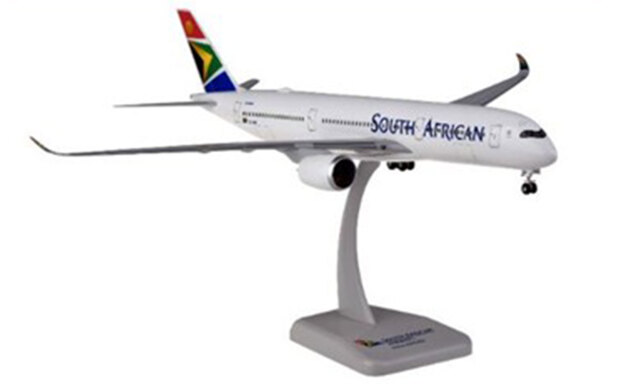 HoganWings/ホーガンウイングス  A350-900 南アフリカ航空 WIFIアンテナランディングギア・スタンド付属