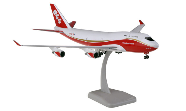 HoganWings/ホーガンウイングス  B747-400BCF グローバルスーパータンカーランディングギア・スタンド付属