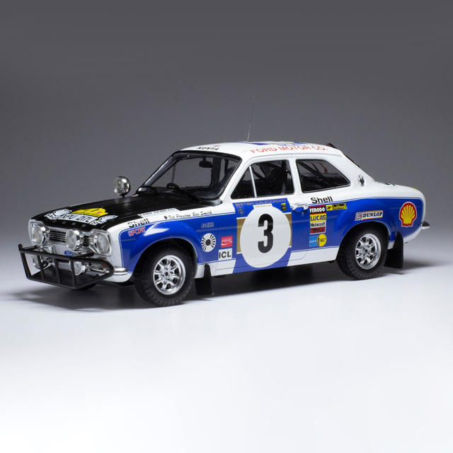 ixo/イクソ  フォード エスコート MK1 RS 1600 1973年サファリラリー #3 V.Preston Jr./B.Smith