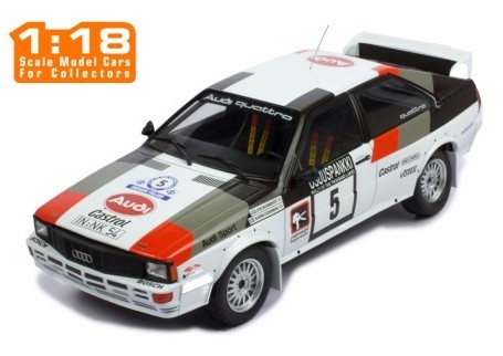 ixo/イクソ  アウディ クアトロ 1982年1000湖ラリー #5 S.Blomquist/B.Cederberg