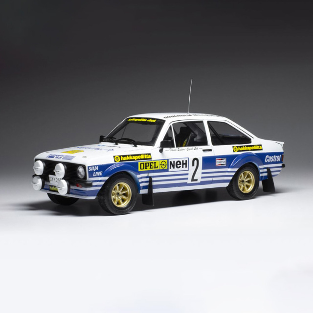 ixo/イクソ  フォード エスコート MK II RS 1800 1982年スウェーデンラリー #2 A.Vatanen/T.Harryman
