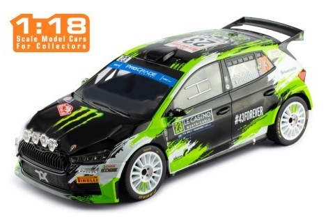 ixo/イクソ  シュコダ ファビア Rally2 2023年モンテカルロ#23 O.Solberg/E.Edmondson