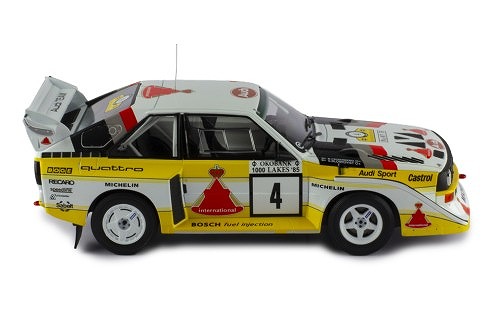 ミニカー　1/43 アウディ スポーツ クアトロ 1985年スウェーデンラリー 2位 Stig Blomqvist/Bjorn Cederberg #1 [RRse21] アウディ スポーツ クアトロ 1985年スウェーデンラリー 2位 #1