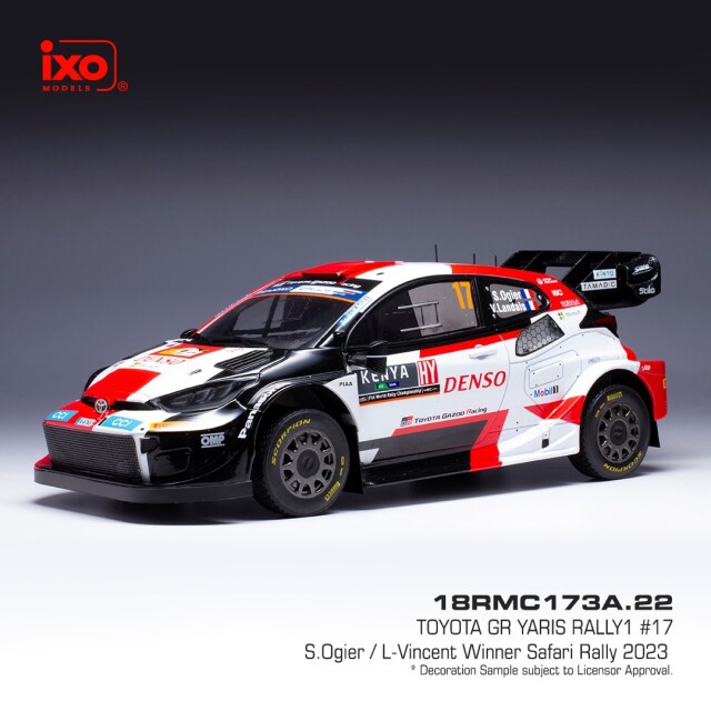 ixo/イクソ トヨタ GR ヤリス Rally1 2023年サファリラリー 優勝 #17 S 