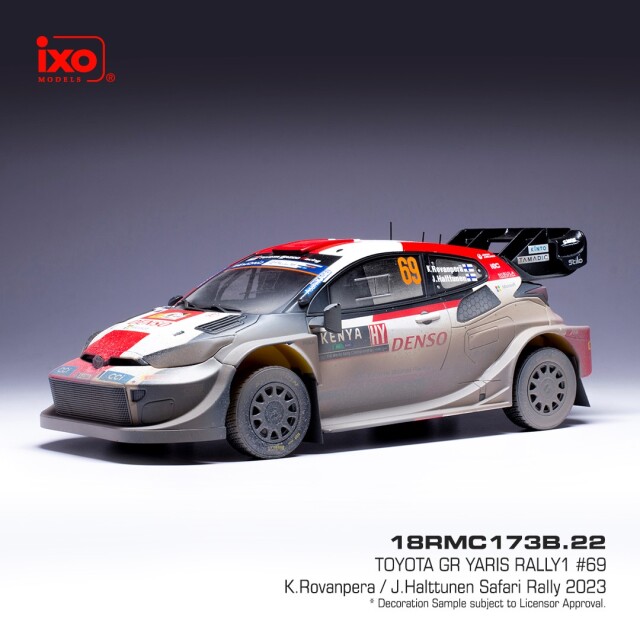 ixo/イクソ トヨタ GR ヤリス Rally1 2023年サファリラリー #69 K 