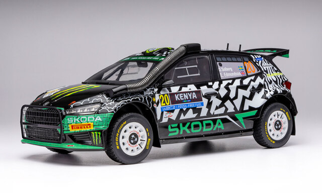 ixo/イクソ  シュコダ ファビア RS ラリー2 2024年 サファリラリーケニア #20 オリバー・ソルベルグ/エリオット・エドモンドソン