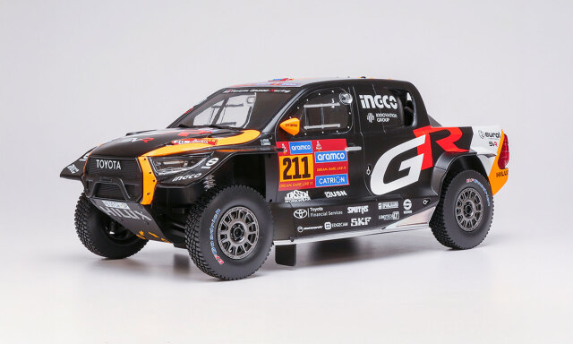 ixo/イクソ トヨタ GR DKR ハイラックス EVO 2025年 ダカールラリー 2位 #211 H.Lategan/B.Cummings