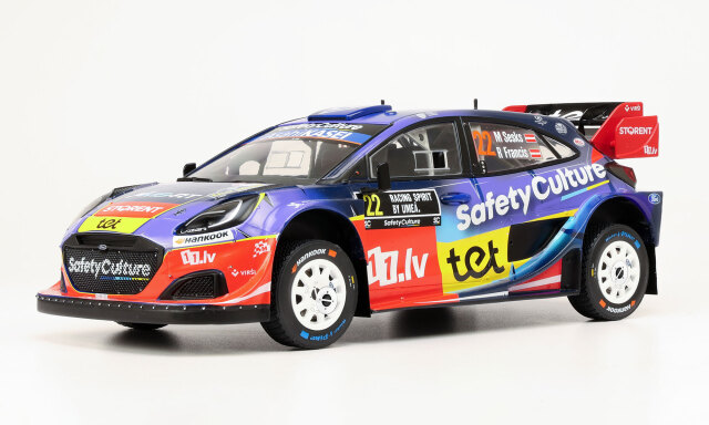 ixo/イクソ  フォード プーマ Rallly1 2025年 ラリースウェーデン #22 M.Sesks/R.Francis