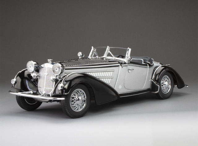 SunStar/サンスター  ホルヒ 855 ロードスター 1939年 ブラック/シルバー