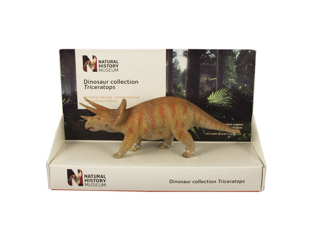 POCKETBOND/ポケットボンド 英国自然史博物館 トリケラトプス (18cm)