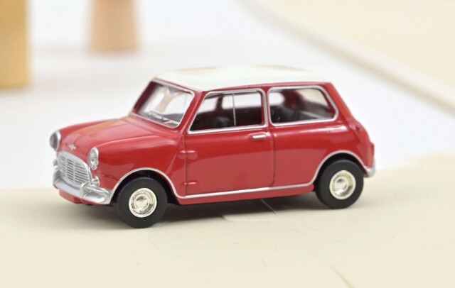 NOREV/ノレブ  ミニクーパーS 64 タータンレッド/ホワイトルーフ