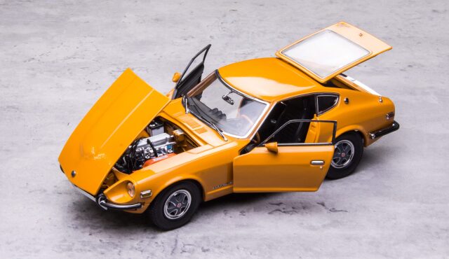 サンスター　1972 DATSUN 240Z ダットサン　オレンジ ミニカー SunStar/サンスター ダットサン 240Z 1972 オレンジ