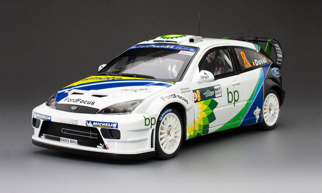 SunStar/サンスター  フォード フォーカス RS WRC '04 2004年 ラリードイチュラント 2位 #8 F.Duval/S.Pr?vot 999個限定