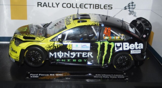 SunStar/サンスター  フォードフォーカス RS WRC'08 2009 モンツァラリーショー #46 バレンティーノ・ロッシ/カルロ・カッシーナ