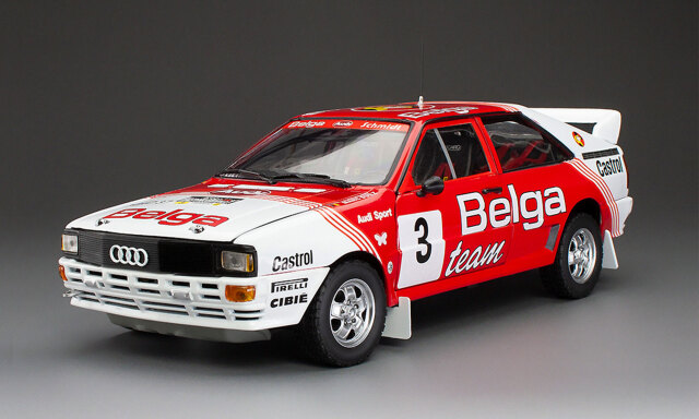 SunStar/サンスター  アウディ クワトロ A1 1983年 ロト ハスペンハウラリー #3 M.Duez/W.Lux 999個限定