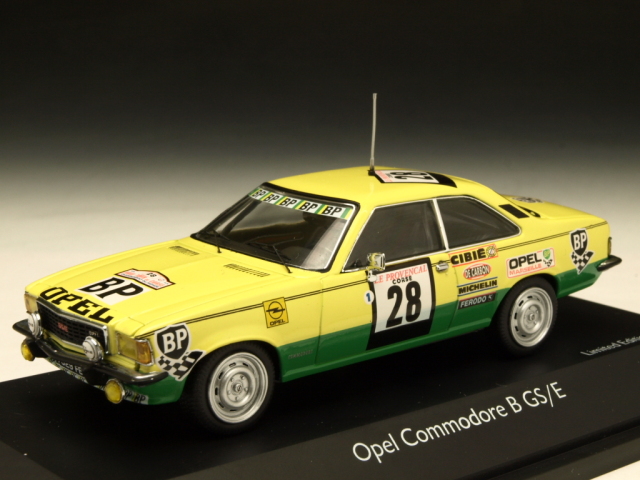 Schuco/シュコー オペル Commodore B GS/E 74 ツール・ド・コルス #28 Barailler/