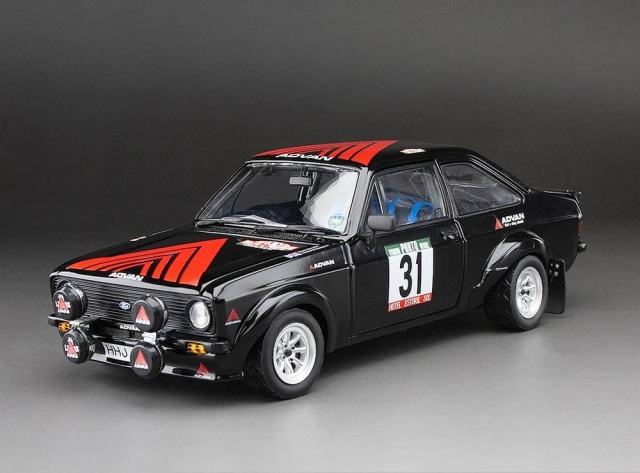 SunStar/サンスター  フォード エスコート RS1800 1981年 ラリーポルトガル #31 篠塚建次郎/Harris.B