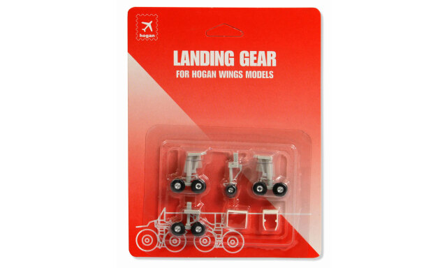 HoganWings/ホーガンウイングス  ランディングギアセット A340-500/600用ゴム製タイヤ付