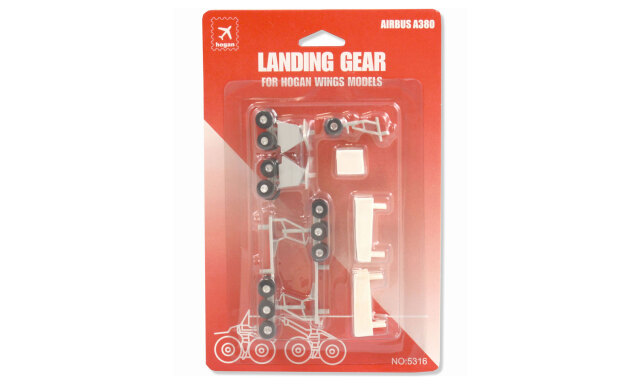 HoganWings/ホーガンウイングス  ランディングギアセット A380用ゴム製タイヤ付