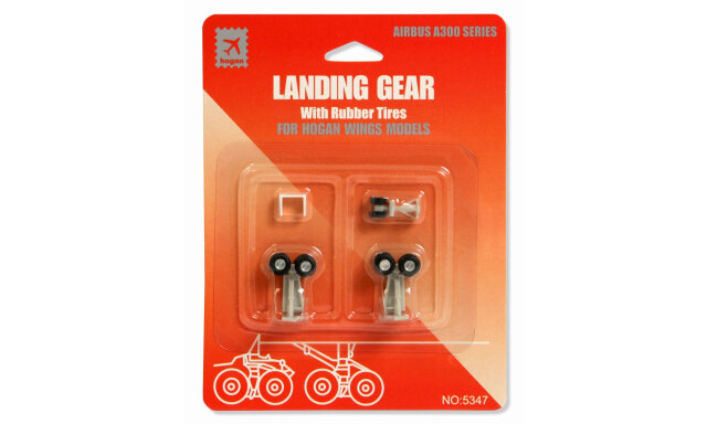 HoganWings/ホーガンウイングス  ランディングギアセット A300用ゴム製タイヤ付