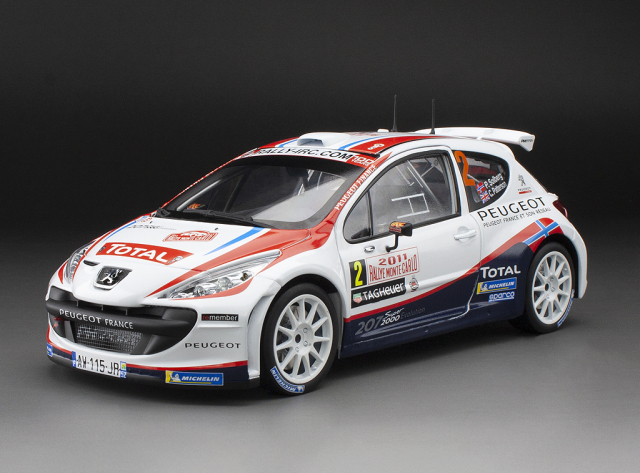 SunStar/サンスター  プジョー 207 S2000 2011年 ラリーモンテカルロ #2 P.Solberg/C.Patterson