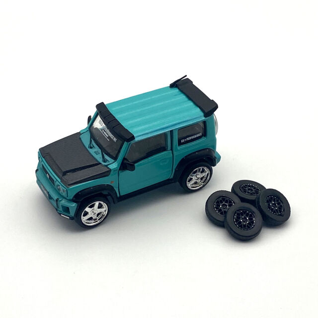 BM CREATIONS lb☆nation SUZUKI G mini グリッターグリーン LHD (ブリスターパック)