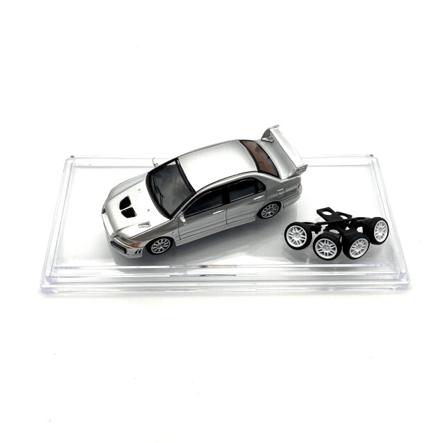 BM CREATIONS 三菱 ランサー  エボリューション VII  シルバー  LHD