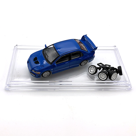 BM CREATIONS 三菱 ランサー  エボリューション　VII  ブルー  LHD