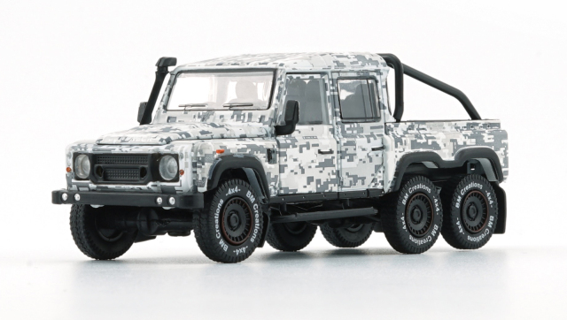 BM CREATIONS  ランドローバー 2016 ディフェンダー 110 ピックアップ 6x6 アクセサリーパック カモフラージュホワイト RHD
